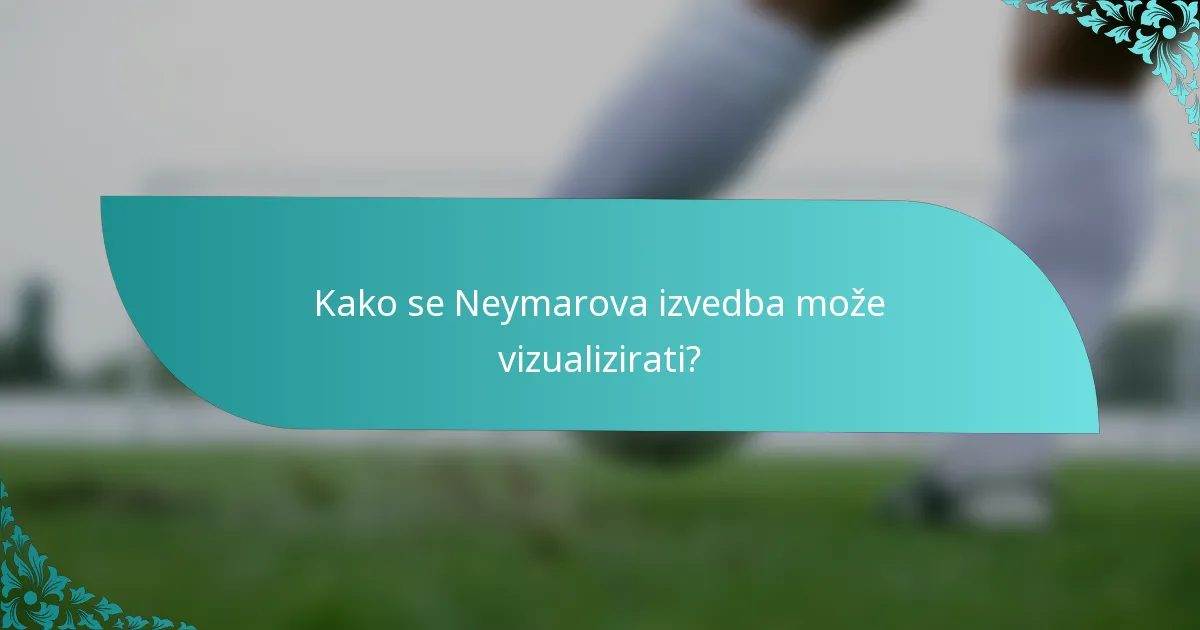 Kako se Neymarova izvedba može vizualizirati?